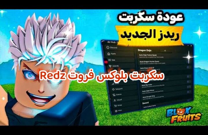 سكربت بلوكس فروت Redz مميزاته ومخاطر استخدامه